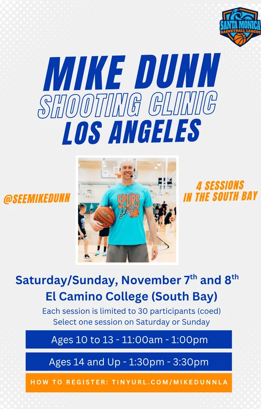 Mike Dunn shooting clinic flyer